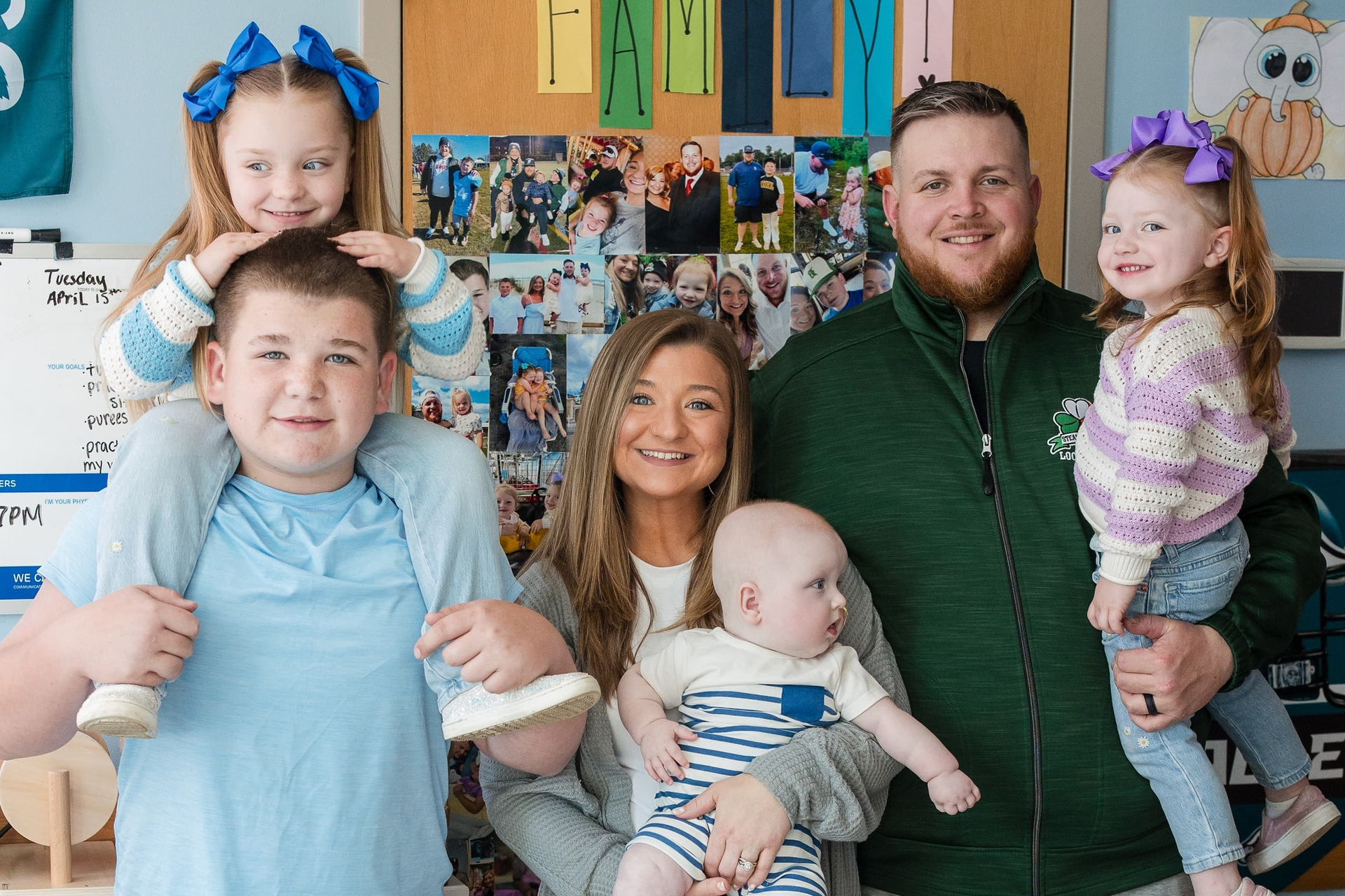KJ's parents, Kyle and Nicole, and his three siblings are looking forward to welcoming him home after a first-of-its-kind personalized gene editing therapy at CHOP.